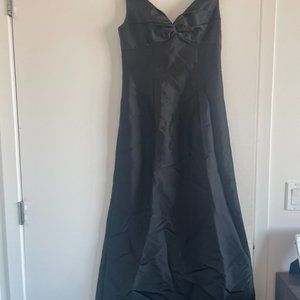 AMSALE BLACK GOWN (Black tie attire for wedding)